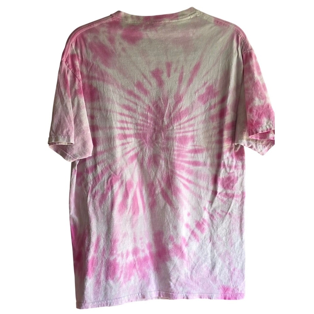 Strawberry Shortcake Tie Dye Graphic T-Shirt Cute Cartoon Tee M SMALL PINHOLE - Picture 2 of 5